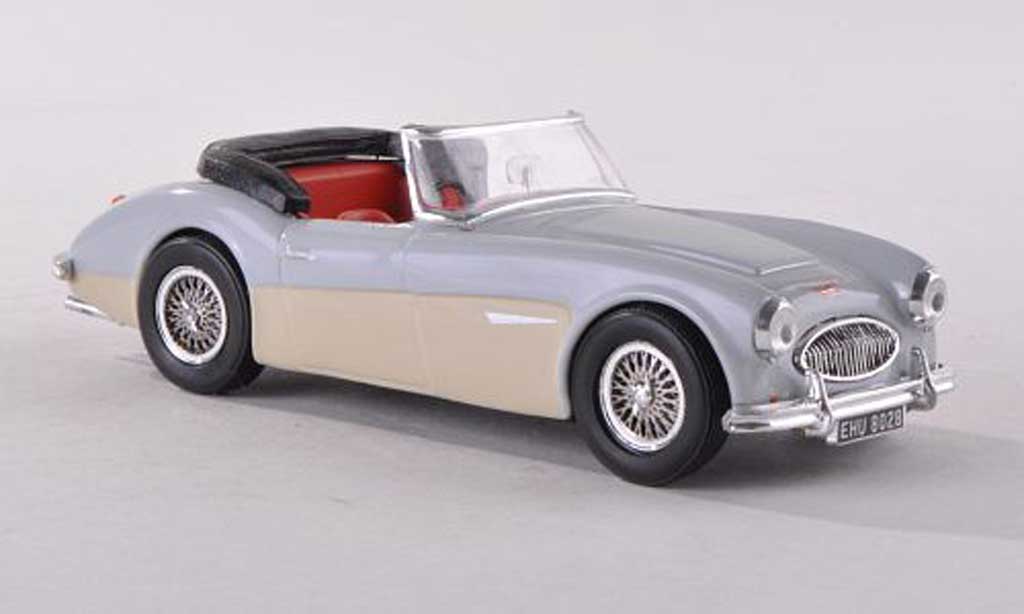 Austin Healey 3000 1/43 Vitesse ougrun grijs/beige RHD modelauto