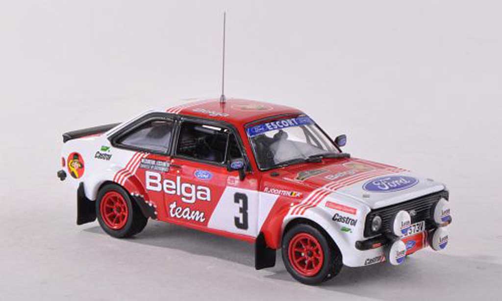 Ford Escort RS 1800 1/43 Vitesse RS 1800 MKII Belga No.3 Rally Bianchi 1982 R.Droogmans/R.Joosten modelauto
