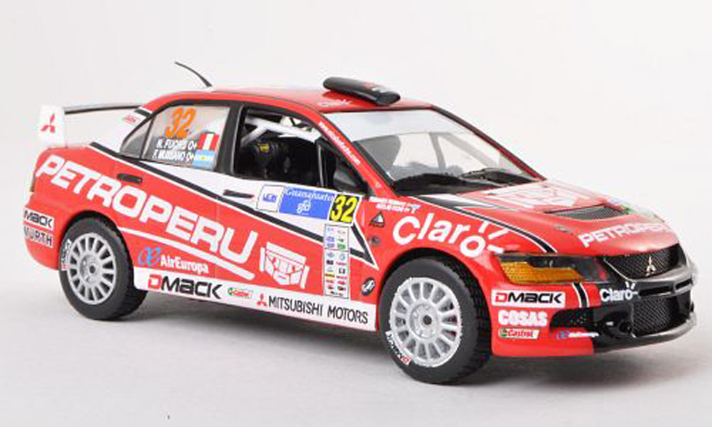 Mitsubishi Lancer Evolution IX 1/43 Vitesse Evolution IX No.32 Petroperu Rally Guanajuato Mexiko 2012 N.Fuchs/F.Mussano modelauto