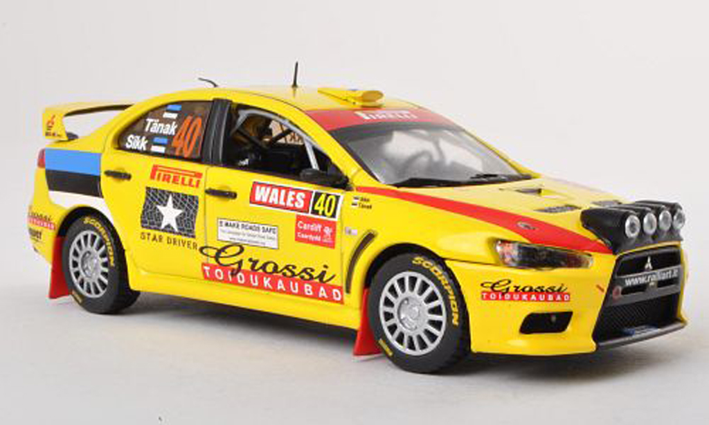 Mitsubishi Lancer Evolution X 1/43 Vitesse Evolution X No.40 Rally of Great Britain 2010 modelauto
