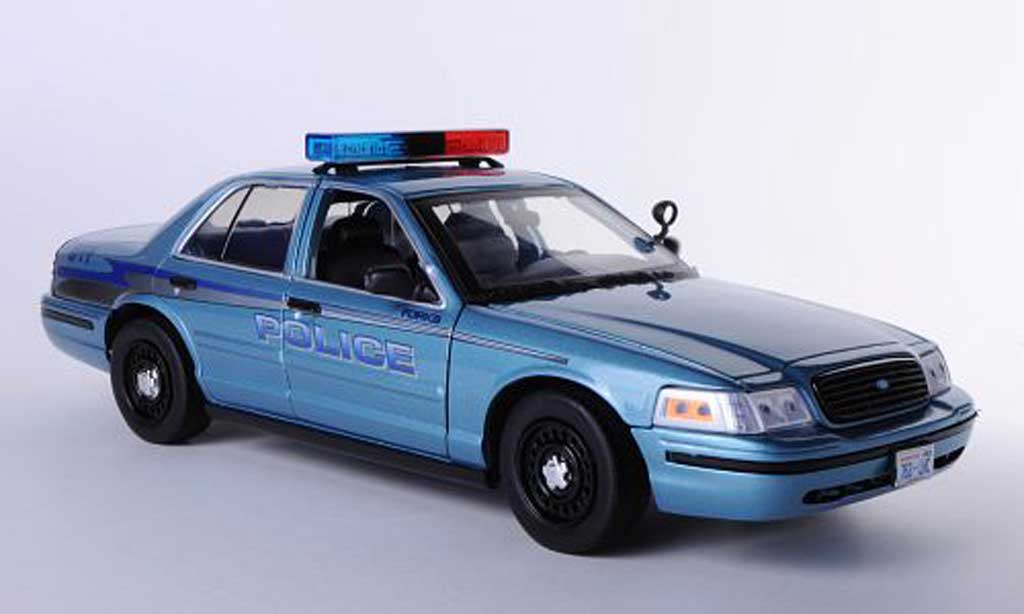 Ford Crown 2008 1/18 Greenlight 2008 Victoria Forks Politie Twilight - Charlie's Politie Cruiser 2008 modelauto