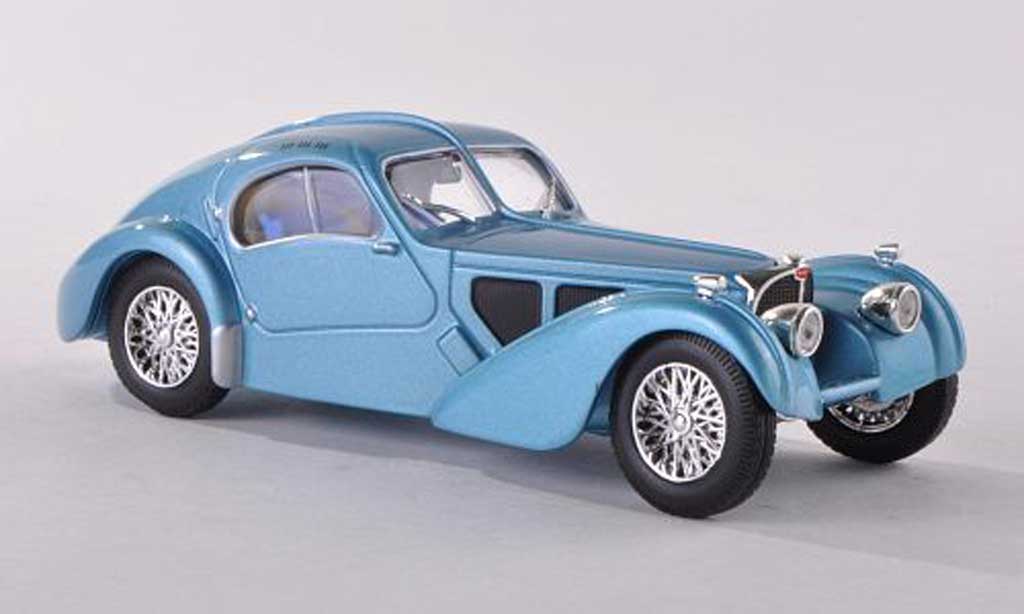 Bugatti 57 SC 1/43 WhiteBox SC Atlantic clair-blauw 1937 modelauto