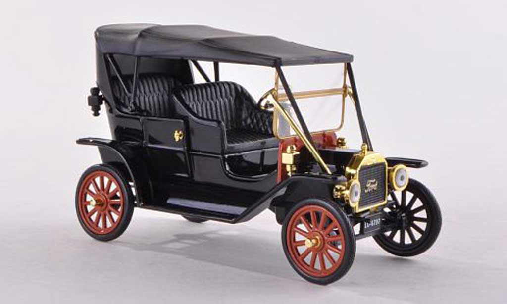 Ford Model T 1/43 WhiteBox Touring zwart 1909 modelauto