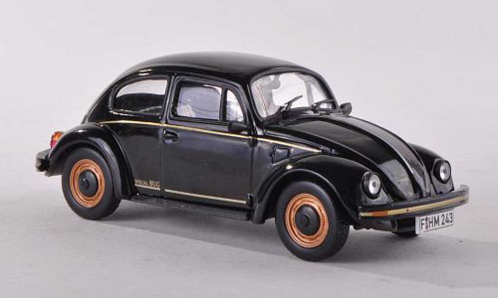 Volkswagen Coccinelle 1/43 WhiteBox Special Bug zwart 1983 modelauto