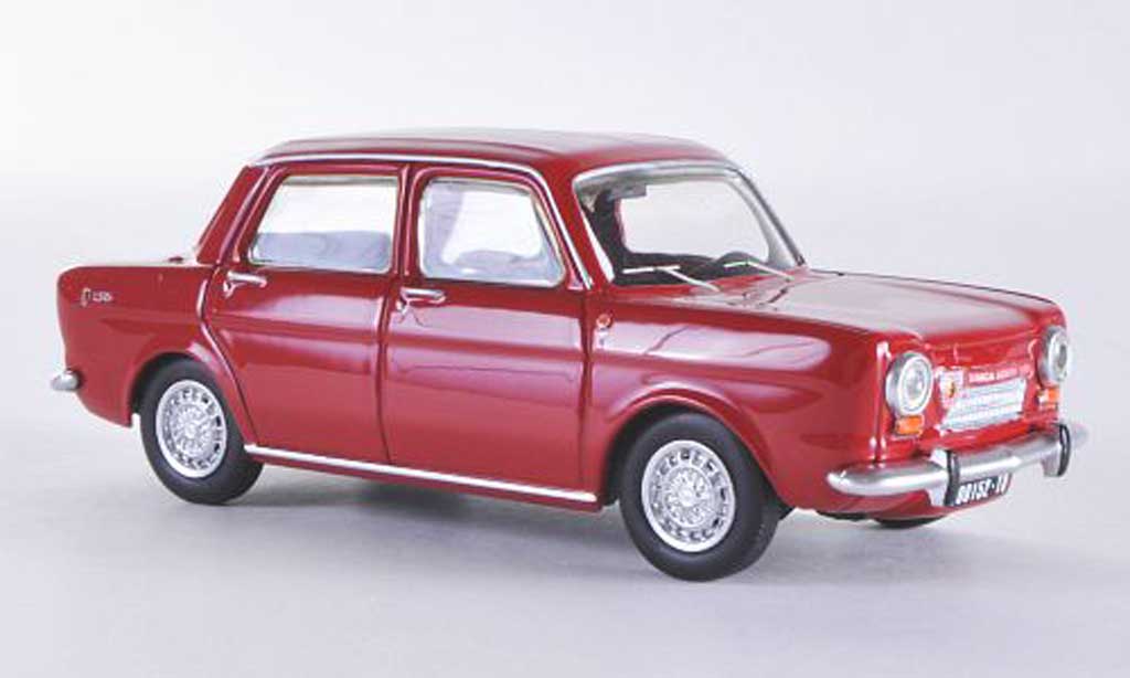 Simca 1150 Abarth 1/43 Best Abarth rood 1963 modelauto