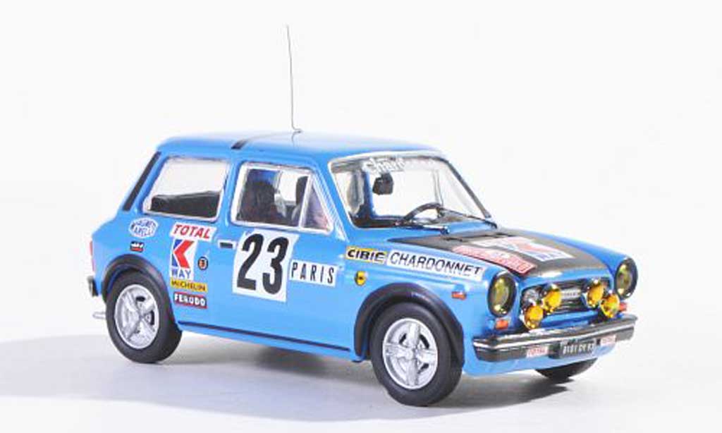 Autobianchi 1/43 Best Abarth No.23 Rally Monte Carlo 1978 Saby/Guegan modelauto