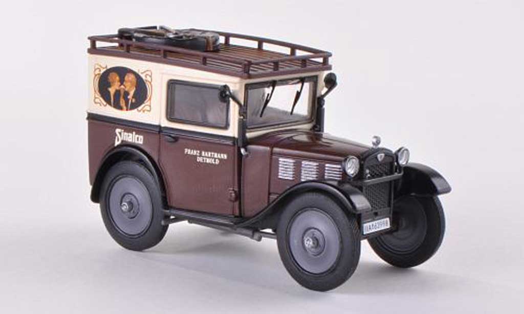 Bmw Dixi 1/43 Premium ClassiXXs Sinalco beige/bruin modelauto
