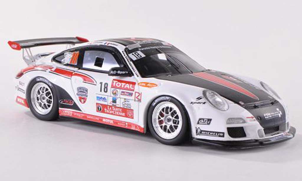 Porsche 997 GT3 RS 1/43 Spark GT3 RS 2012 No.18 Dumas Rallye Team Rally du Var R.Dumas/J.N.Vesperini modelauto