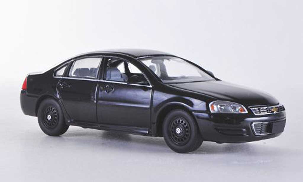 Chevrolet Impala 2011 1/43 First Response 2011 zwart mit Politie-Zubehor modelauto