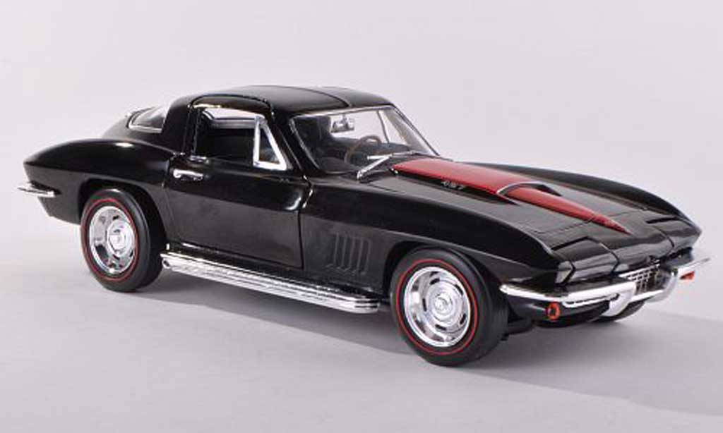 Chevrolet Corvette C2 1/18 Ertl C2 427 Coupe (C2) zwart/rood modelauto