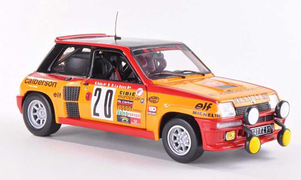 Renault 5 Turbo 1/18 Universal Hobbies Turbo No.20 Calberson Rally Monte Carlo 1981 modelauto