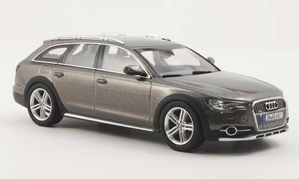 Audi A6 Allroad 1/43 Kyosho Allroad Quattro (C7) grijs 2012 modelauto