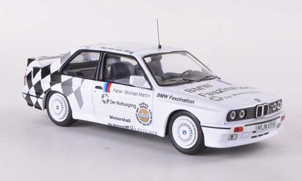 Bmw M3 E30 1/43 IXO E30 Nurburgring Taxi 1990 M.Martini modelauto