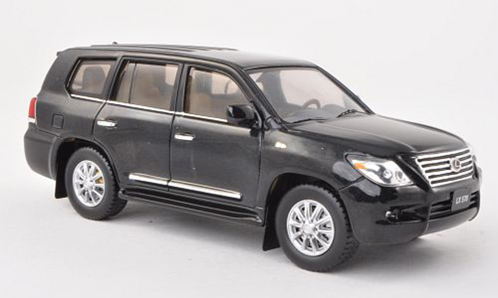 Lexus LX 570 1/43 IXO 570 zwart 2010 modelauto