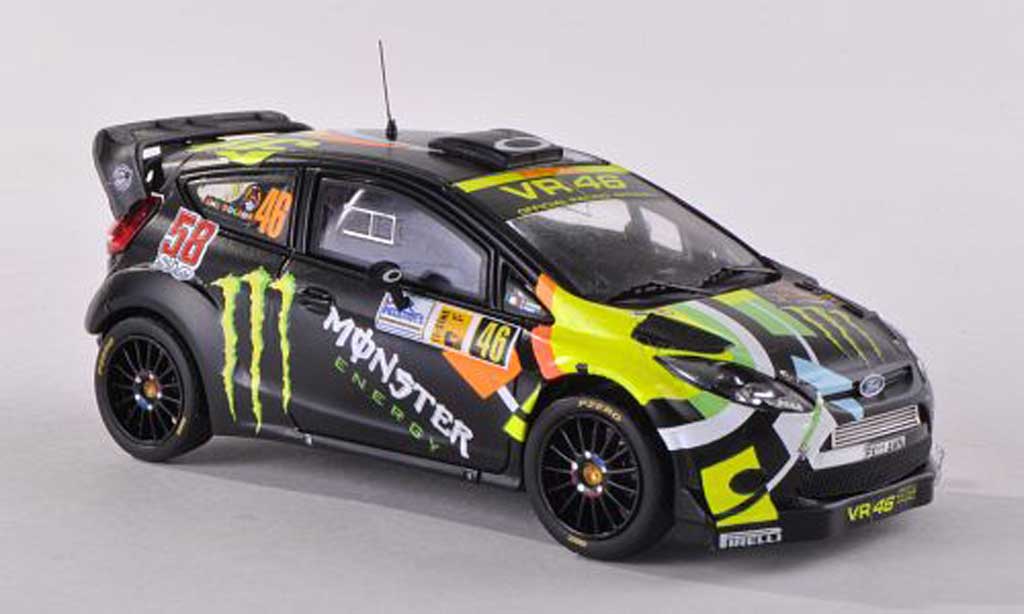 Ford Fiesta WRC 1/43 IXO WRC No.46 Monster Monza Rally 2011 V.Rossi/C.Cassina modelauto