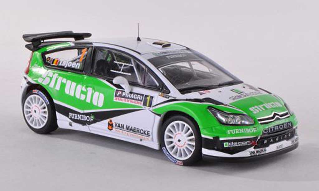 Citroen C4 WRC 1/43 IXO WRC No.1 Structo Rally Wallonien 2011 Tsjoen/Chevaillier modelauto