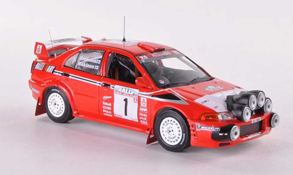 Mitsubishi Lancer Evolution VI 1/43 IXO Evolution VI No.1 Ralliart Tommy Rally Neuseeland 1999 T.Makinen/R.Mannisenmaki modelauto