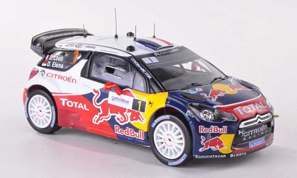 DS Automobiles DS3 WRC 2012 1/43 IXO WRC 2012 No.1 Total Rally de France S.Loeb/D.Elena modelauto