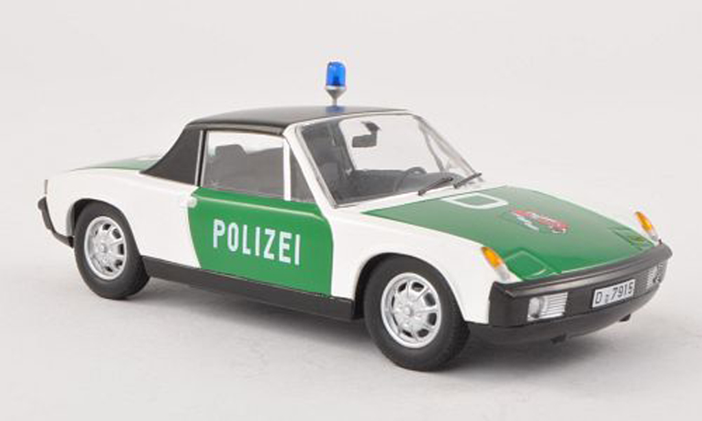 Porsche 914 1/43 Schuco politie NRW modelauto