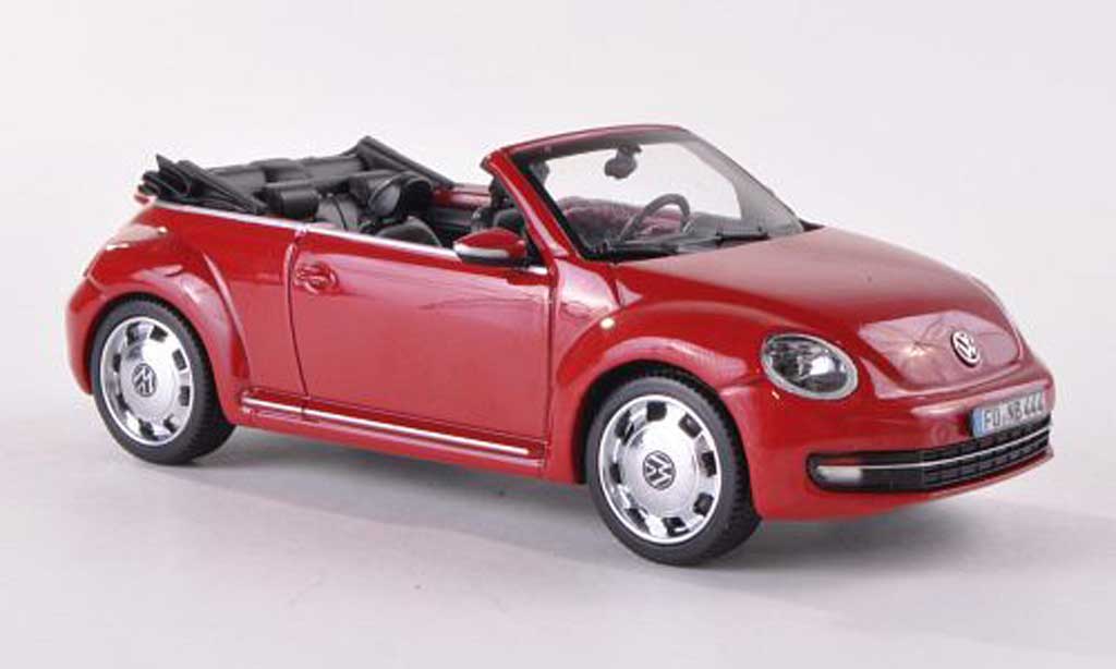 Volkswagen Beetle 1/43 Schuco Cabriolet rood modelauto