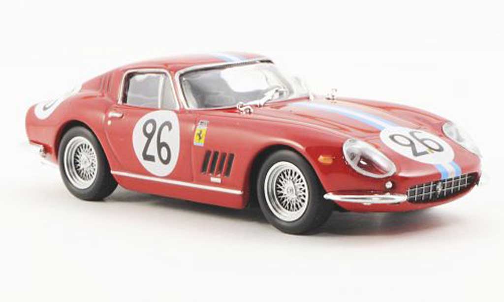 Ferrari 275 1966 1/43 Ferrari Racing Collection 1966 GTB/4 Competizione 24h Le Mans G.Biscaldi / M. Bourbon-Parme modelauto
