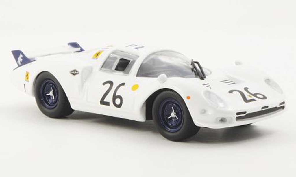 Ferrari 365 P2 1/43 Ferrari Racing Collection P2 Elefante Bianco 24h Le Mans C.Parsons / R.Rodriguez 1967 modelauto