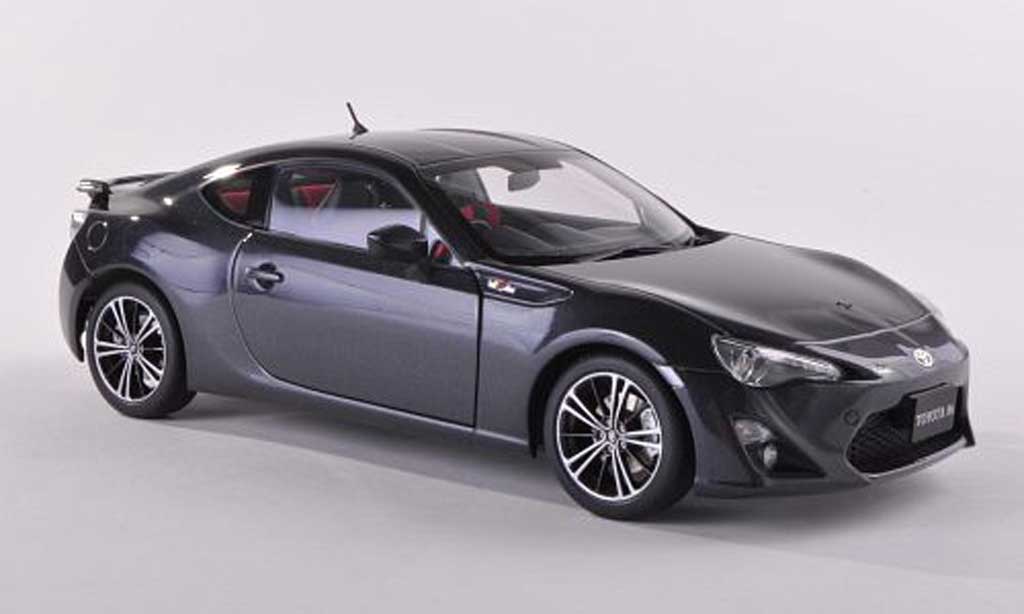 Toyota 86 2012 1/43 Autoart 2012 GT Limited (Asian Version/RHD) zwart-grijs modelauto