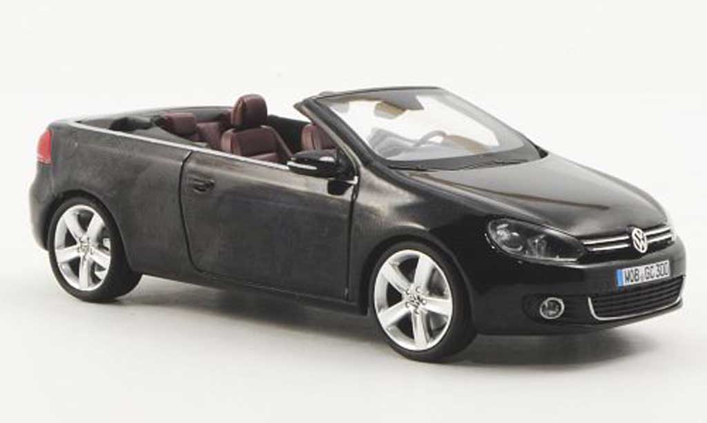 Volkswagen Golf VI 1/43 Schuco VI Cabriolet zwart 2011 modelauto