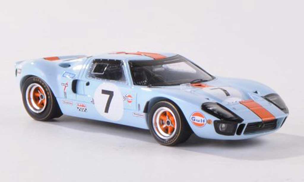 Ford GT40 1/43 Spark GT 40 No.7 Gulf 24h Le Mans 1969 D.Hobbs/M.Hailwood modelauto