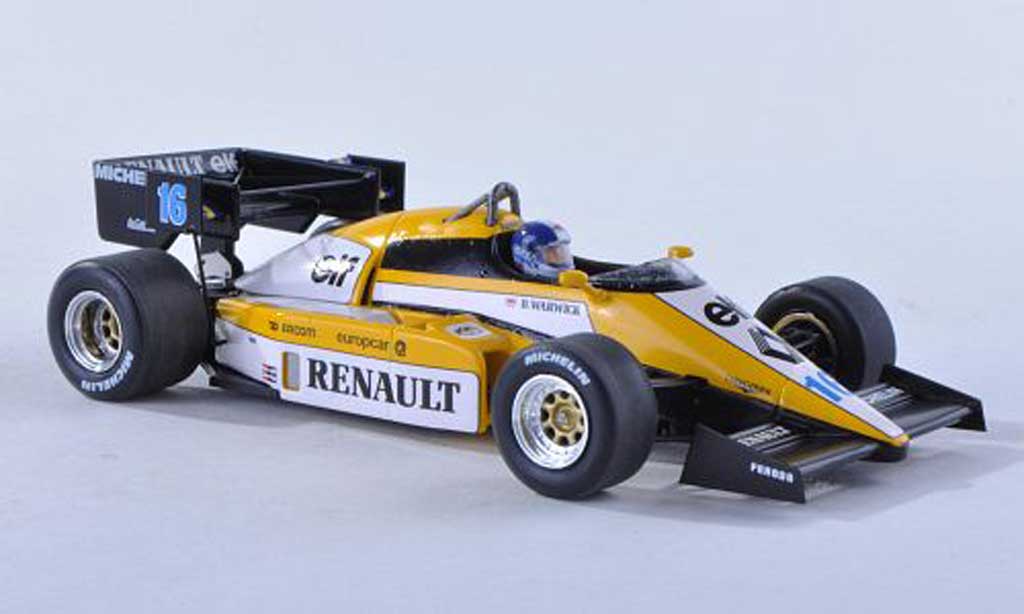 Renault F1 1984 1/43 Spark 1984 RE50 No.16 GP Grande-Bretagne D.Warwick modelauto