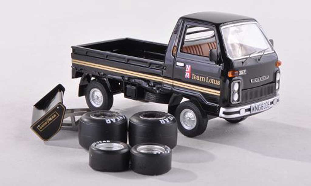 Honda N360 1/43 Spark Classic Team Lotus zwart RHD modelauto