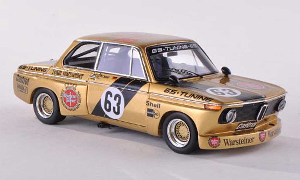 Bmw 2002 Tii 1/43 Spark Tii No.63 Warsteiner DRM Norisring 1975 J.Obermoser modelauto