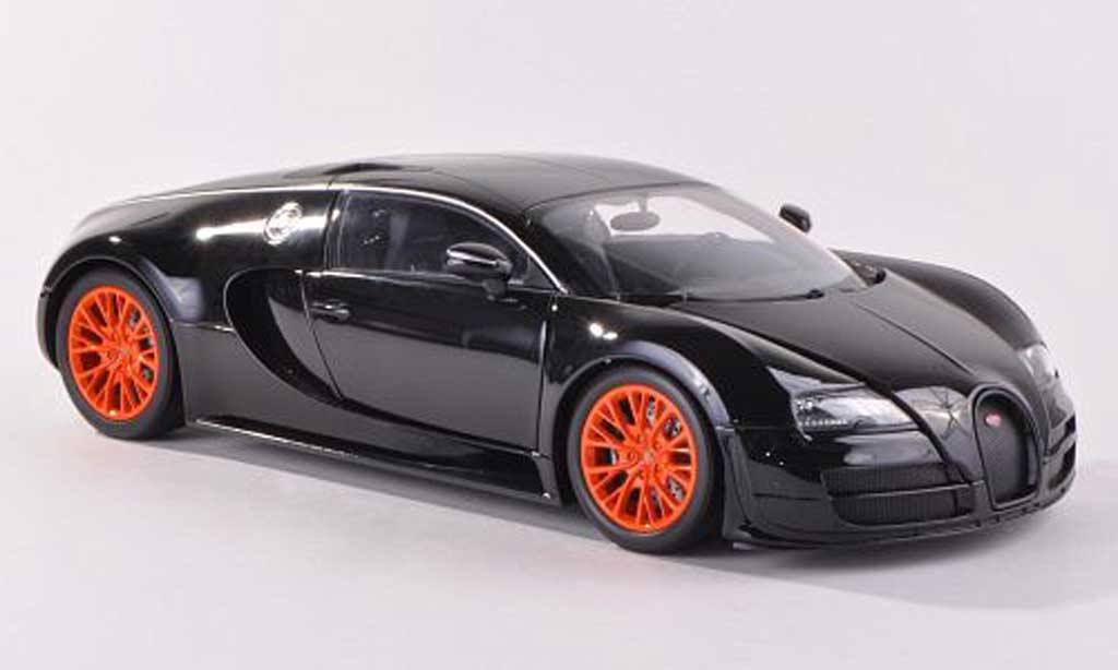 Bugatti Veyron Super Sport 1/18 Minichamps Super Sport zwart 2011 modelauto
