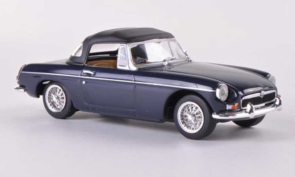 MG B 1/43 Minichamps blauw LHD 1968 modelauto