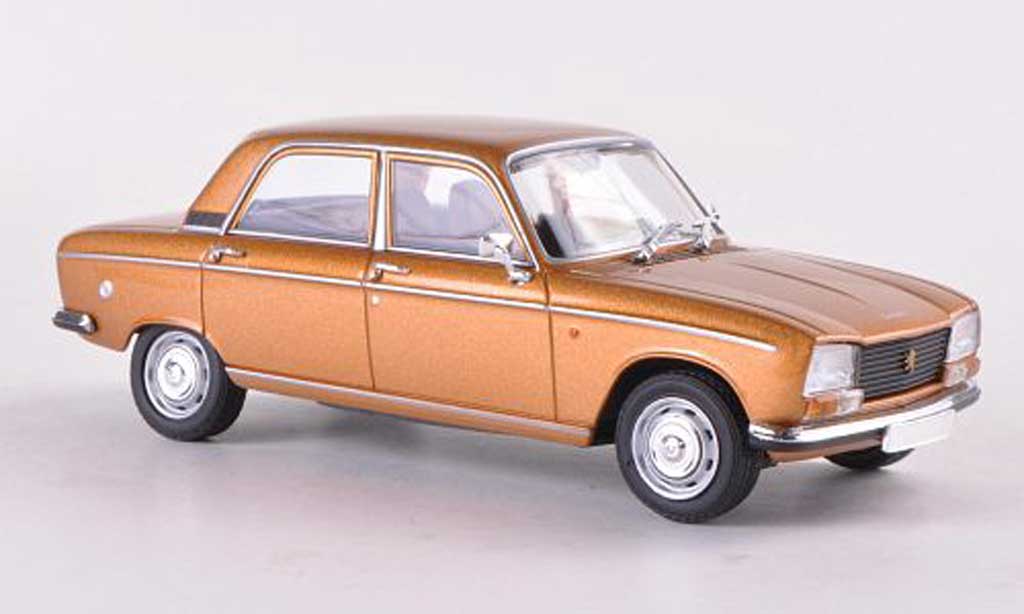 Peugeot 304 Berline 1/43 Minichamps Sedan gold 1972 modelauto
