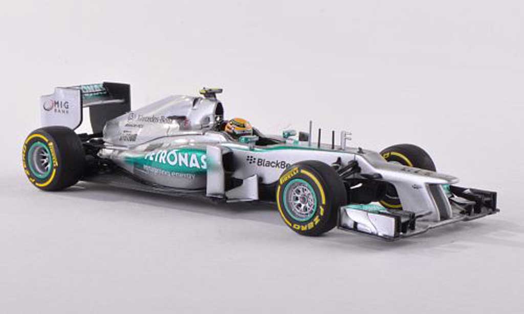 Mercedes F1 1/43 Minichamps AMG Team No10 Petronas L.Hamilton Showcar 2013 modelauto