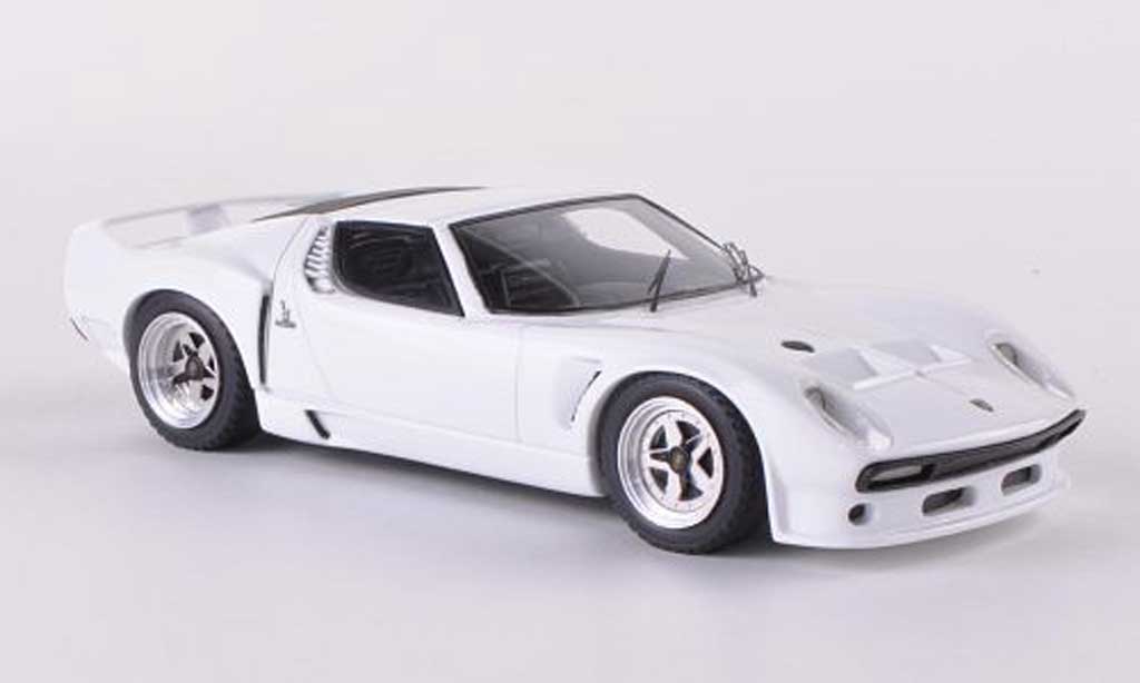 Lamborghini Miura SVJ 1/43 Look Smart SVJ Hard Top wit 1966 modelauto