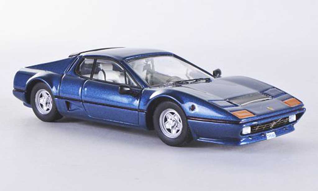 Ferrari 512 BB 1/43 Best BB blauw Giorgio Armani modelauto