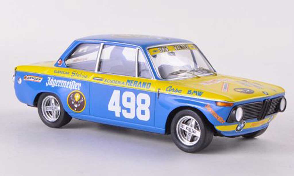 Bmw 1602 1/43 Trofeu No.498 Jagermeister P.Hanny Trento Bondone 1972 modelauto