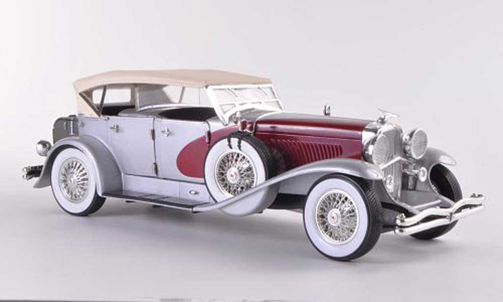 Duesenberg 1934 1/18 Signature grijs grijs/rood modelauto