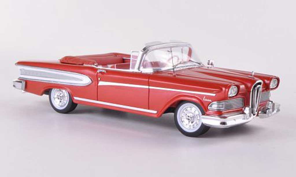 Edsel Citation 1/43 Spark Cabriolet roodbruin/wit Sondermodell MCW L.E. 300 1958 modelauto