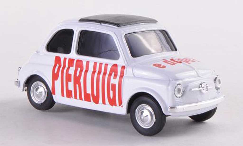 Fiat 500 Brums 1/43 Brumm Brums PIERLUIGI e dopo wit modelauto