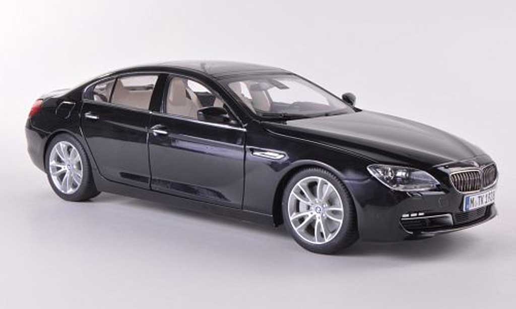Bmw 650 F06 1/18 Paragon F06 i Gran Coupe zwart 2012 modelauto