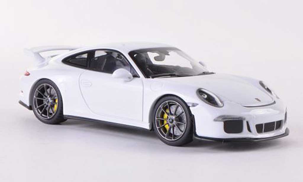 Porsche 991 GT3 1/43 Minichamps GT3 wit 2013 modelauto