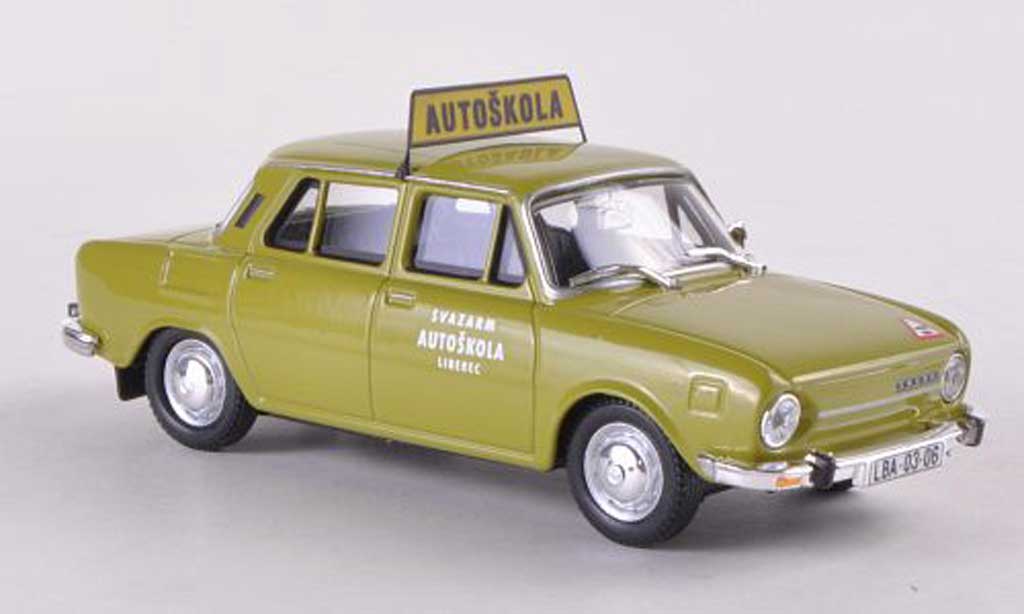 Skoda 110 1/43 Abrex L Autoskola Svazarm Liberec gun modelauto