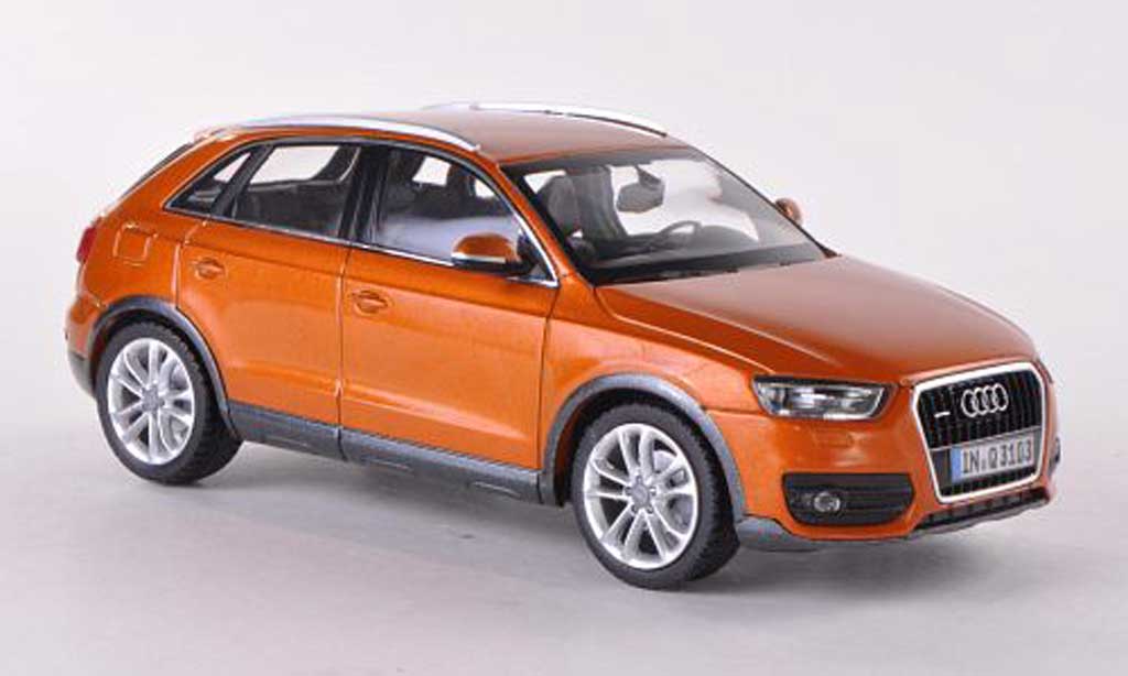 Audi Q3 1/43 Schuco oranje 2011 modelauto