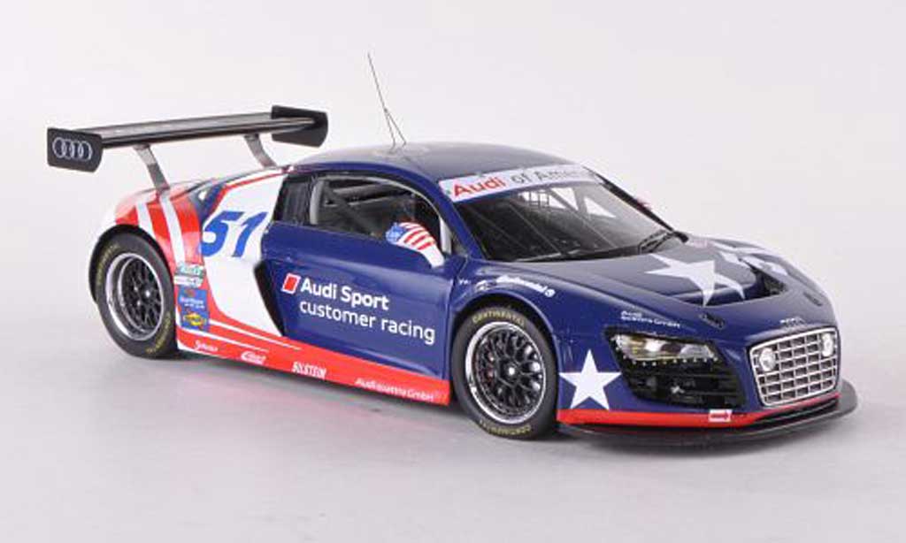 Audi R8 LMS 1/43 Spark LMS Grand-Am No.51 of America Prasentationsfahrzeug 2012 modelauto