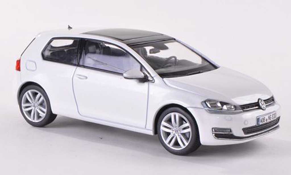 Volkswagen Golf VII 1/43 Herpa VII wit 3-Turer 2013 modelauto
