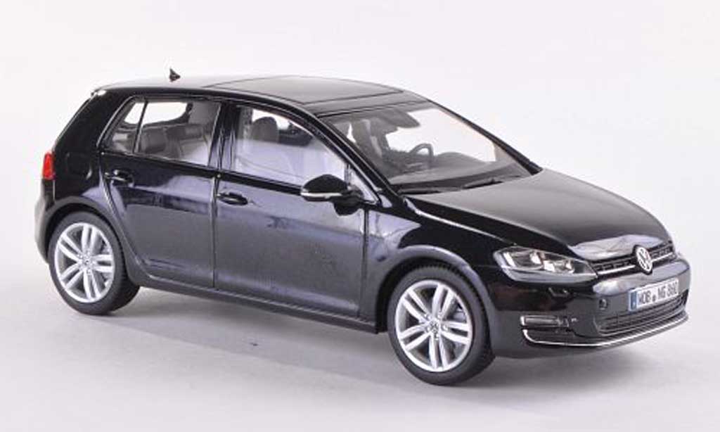 Volkswagen Golf VII 1/43 Herpa VII zwart 5-Turer 2013 modelauto