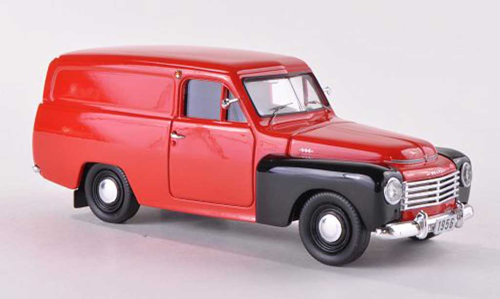 Volvo 445 1/43 Skandinavisk Duett rood/zwart 1956 modelauto